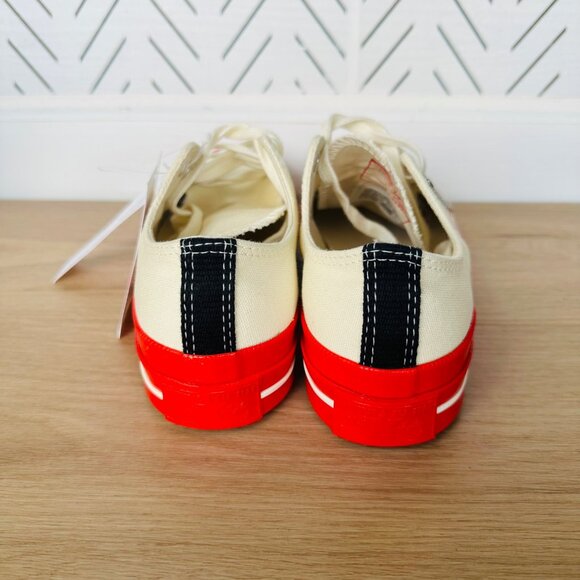 ❤️CONVERSE Hearts Valentines Day Chuck Comme des Garcons 11 Men's Shoes A01796C - Picture 3 of 9